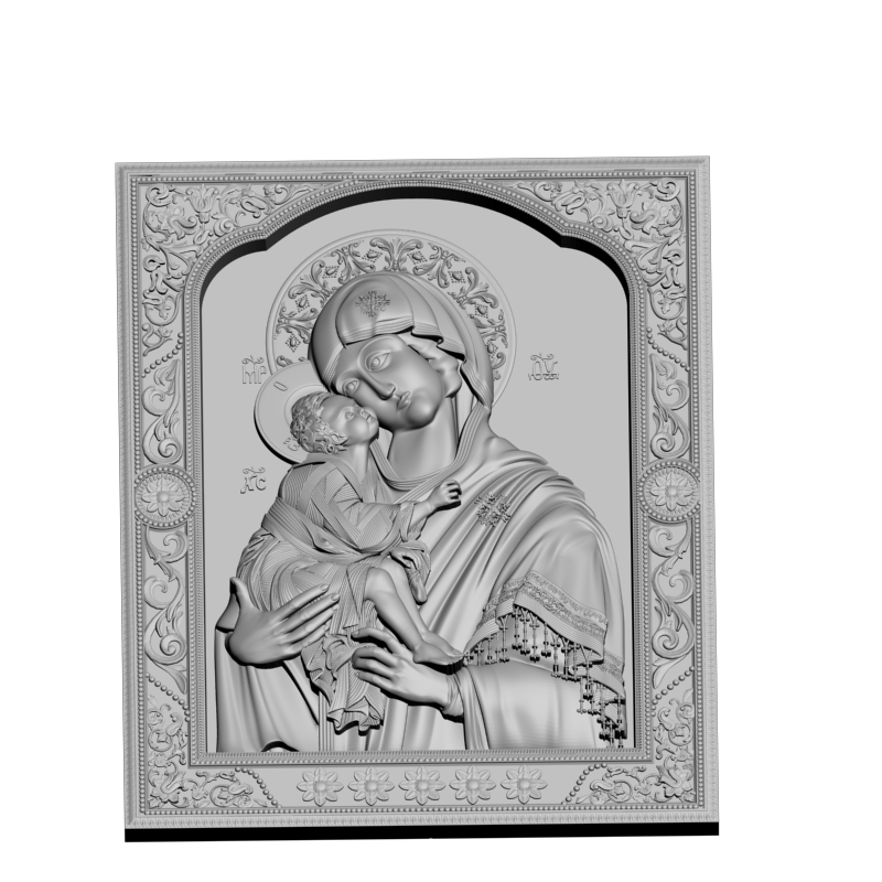 картинка Донская Богоматерь V3-400 3D-STL.COM