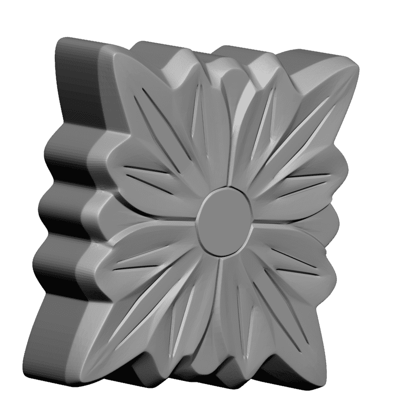 картинка Розетка декоративная D16-260 3D-STL.COM
