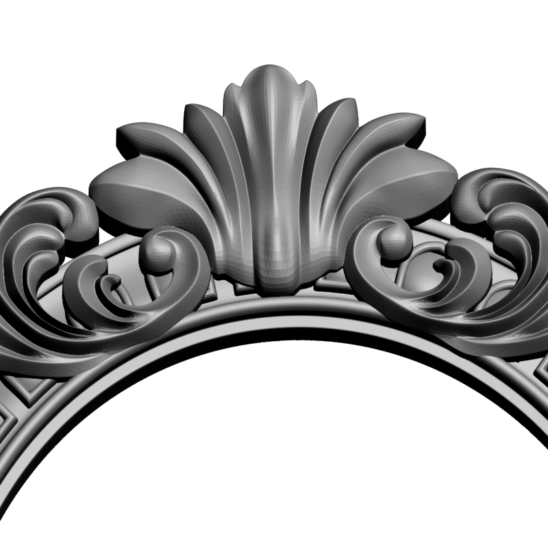 картинка Рама резная D14-478 3D-STL.COM