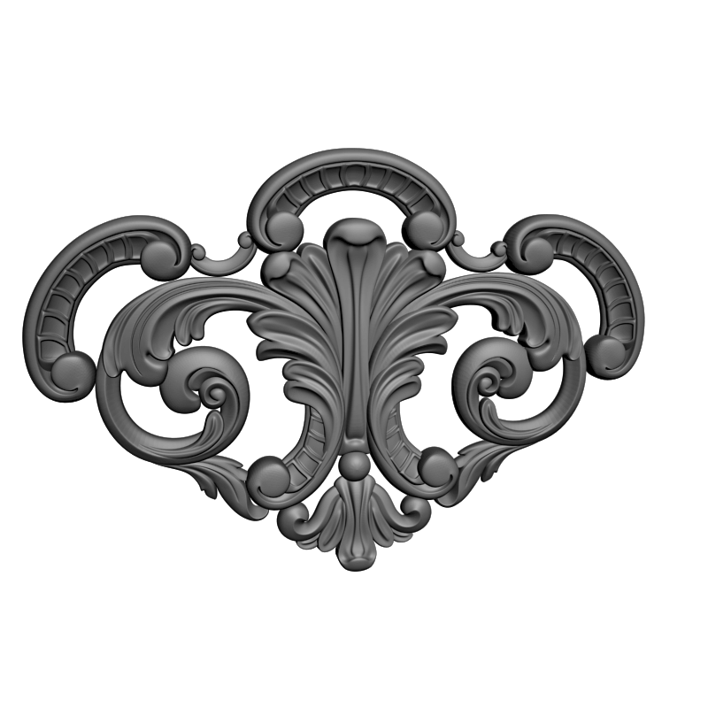 картинка Накладка декоративная рамная D10-399 3D-STL.COM
