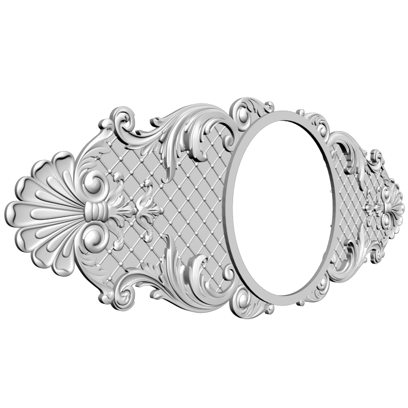 картинка Накладка резная D10-311 3D-STL.COM