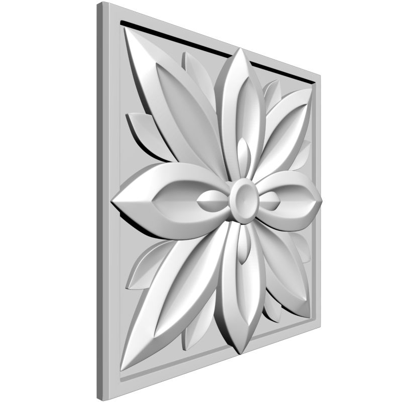 картинка Розетка резная D16-309 3D-STL.COM