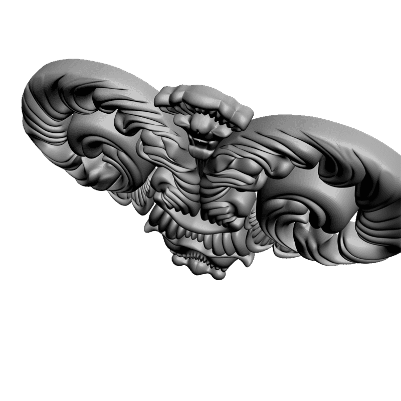 картинка Накладка резная D10-018 3D-STL.COM