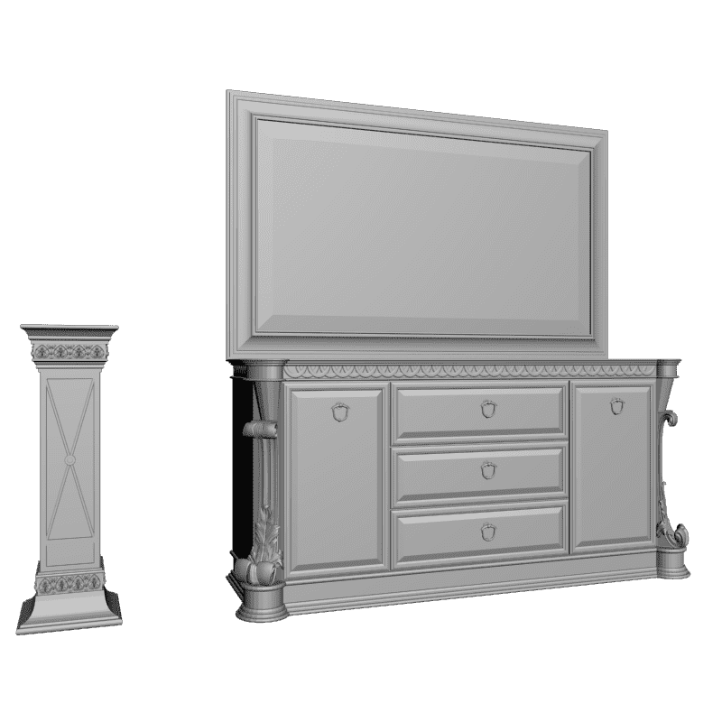 картинка Камод M2-0124 3D-STL.COM