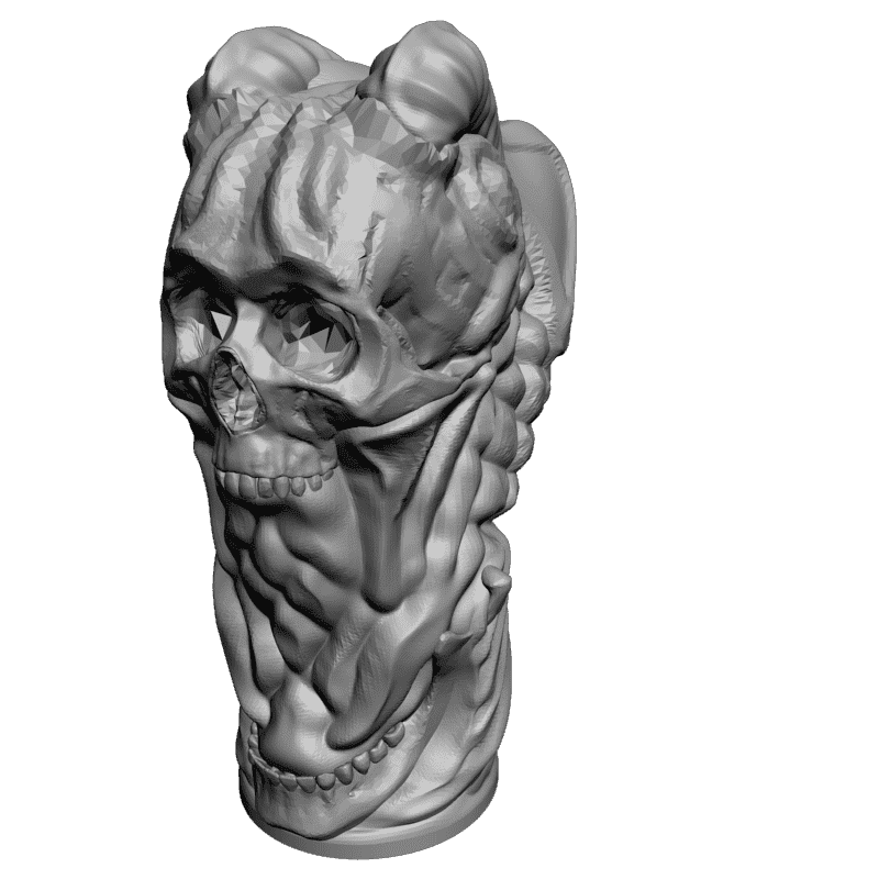 картинка Художественный череп L5-041 3D-STL.COM
