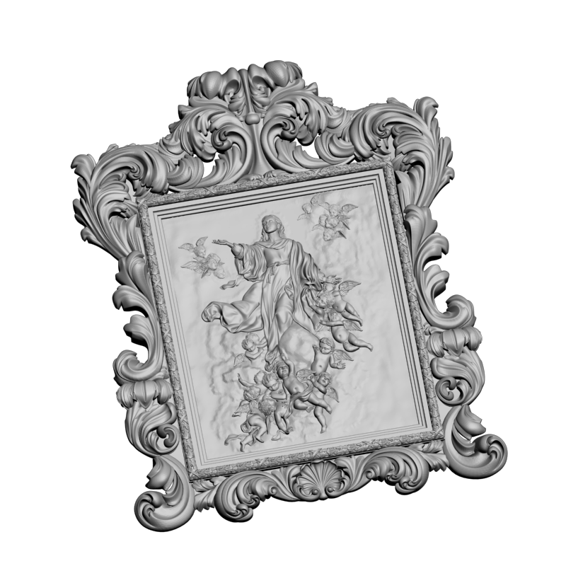 картинка Богородица V3-418 3D-STL.COM