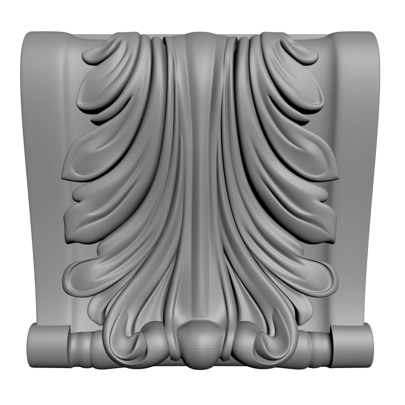 картинка Кронштейн резной D9-211 3D-STL.COM