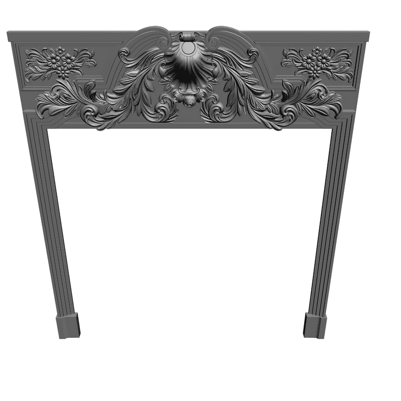 картинка Камин H4-005 3D-STL.COM