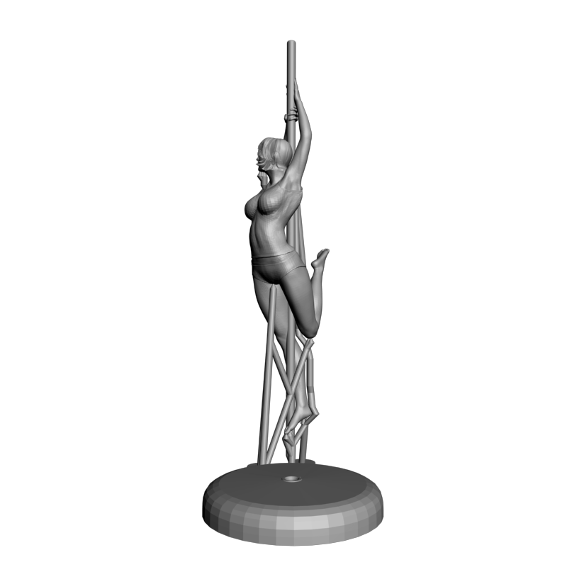 картинка Танцующая у шеста L3-396 3D-STL.COM