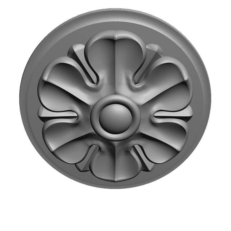 картинка Розетка резная D16-033 3D-STL.COM