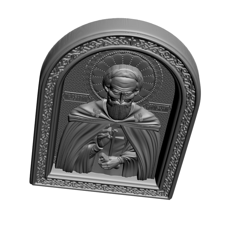картинка Пр.Сергий Радонежский V3-368 3D-STL.COM