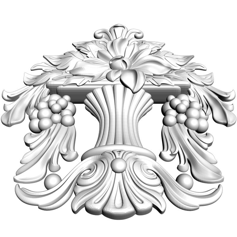 картинка Накладка резная D10-309 3D-STL.COM