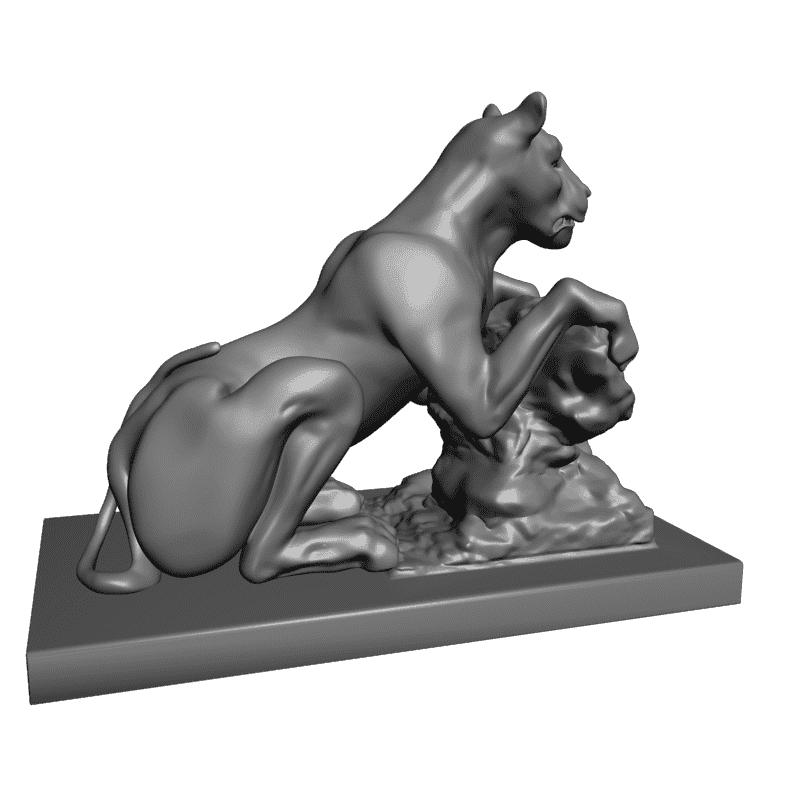 картинка Львица F1-152 3D-STL.COM