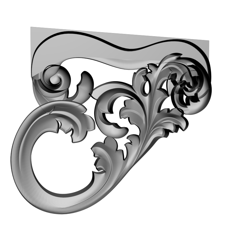 картинка Элемент декора D10-479 3D-STL.COM