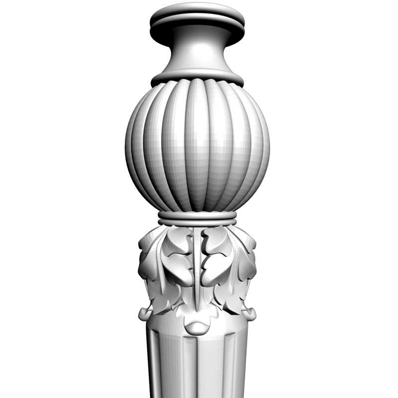 картинка Ножка мебельная M6-082 3D-STL.COM