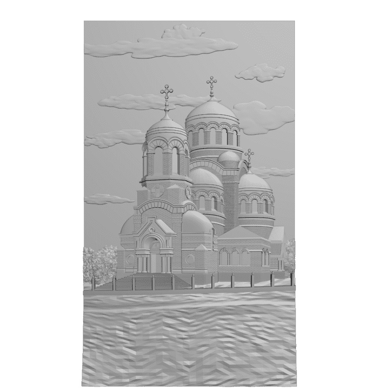 картинка Храм D12-411 3D-STL.COM