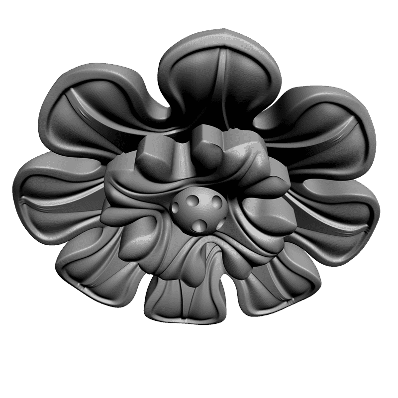 картинка Розетка резная D16-088 3D-STL.COM