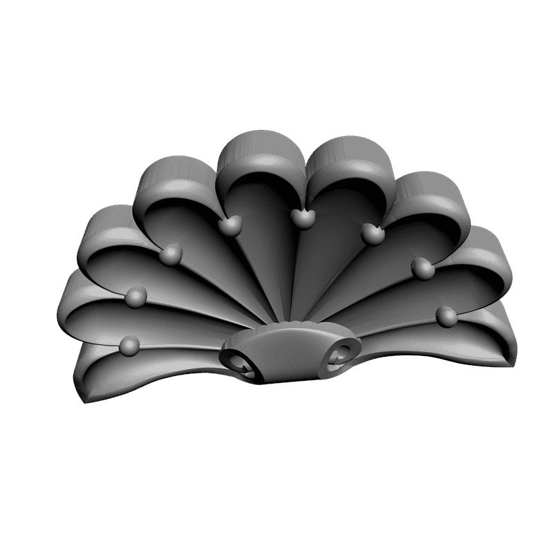 картинка Накладка резная D10-071 3D-STL.COM
