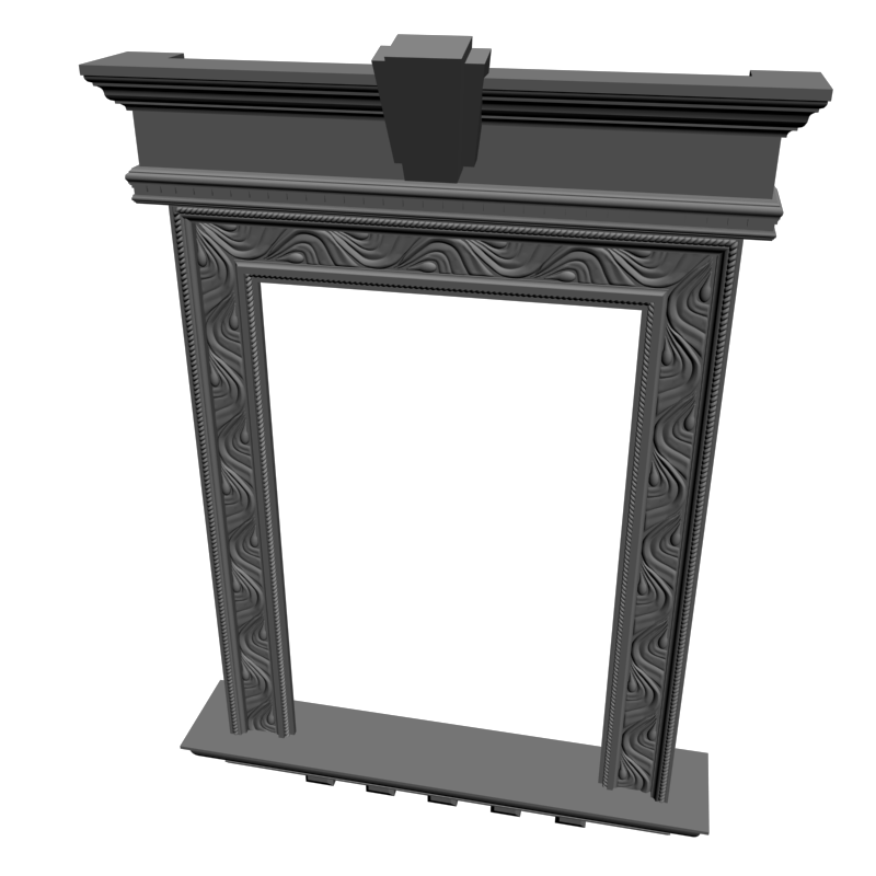 картинка Рама резная D14-411 3D-STL.COM