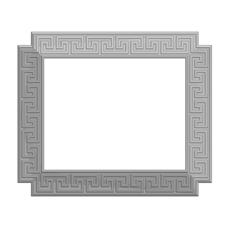 картинка Рамка резная под зеркало D14-677 3D-STL.COM