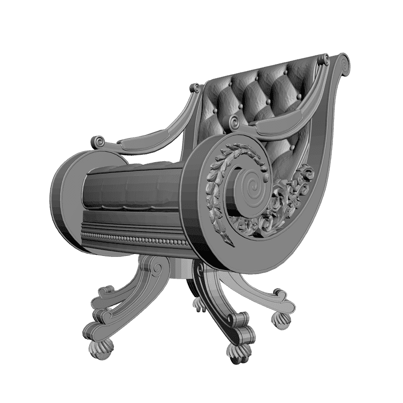 картинка Кресло M3-015 3D-STL.COM