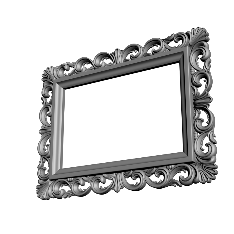 картинка Рама резная D14-433 3D-STL.COM