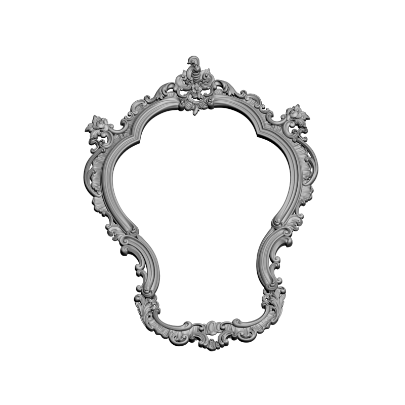 картинка Рамка резная D14-616 3D-STL.COM