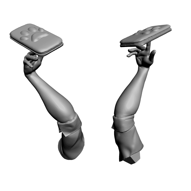 картинка Набор 6 деталей Девушка PI1-106 3D-STL.COM