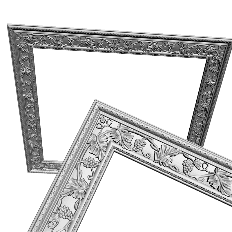 картинка Рамка резная для картины D14-206 3D-STL.COM