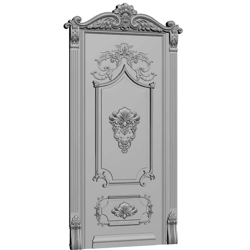 картинка Двери резные H3-053 3D-STL.COM