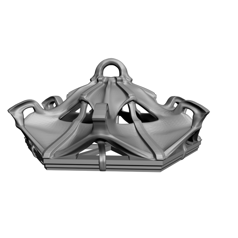 картинка Готический Фонарь P4-560 3D-STL.COM