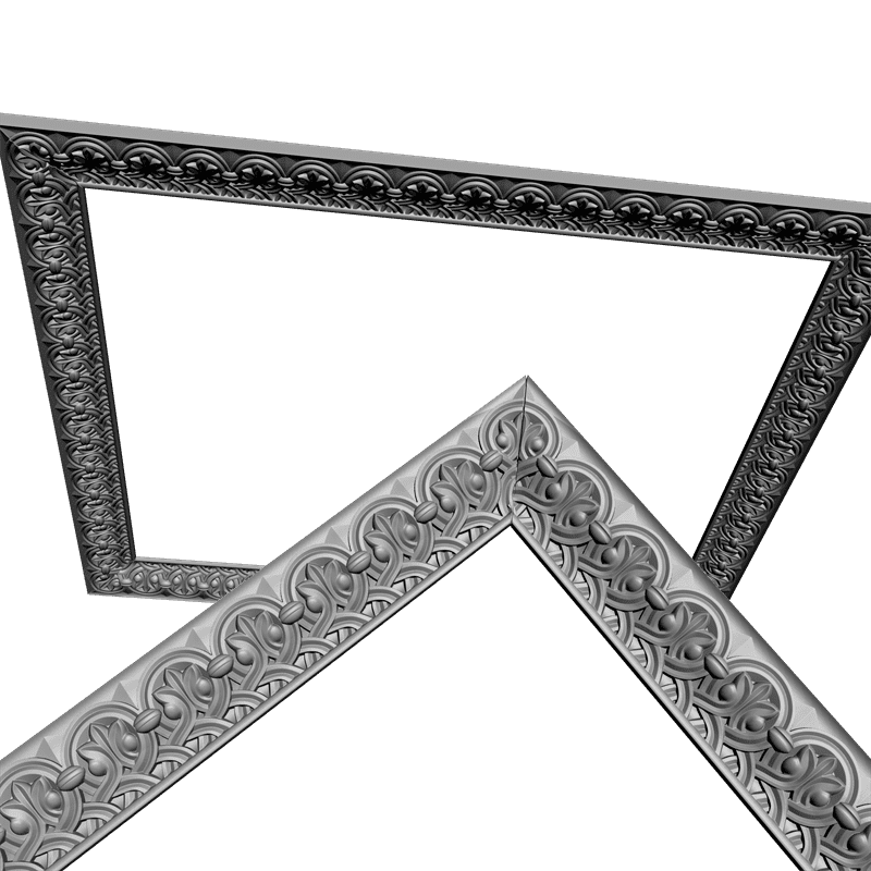 картинка Рама резная для картины D14-032 3D-STL.COM