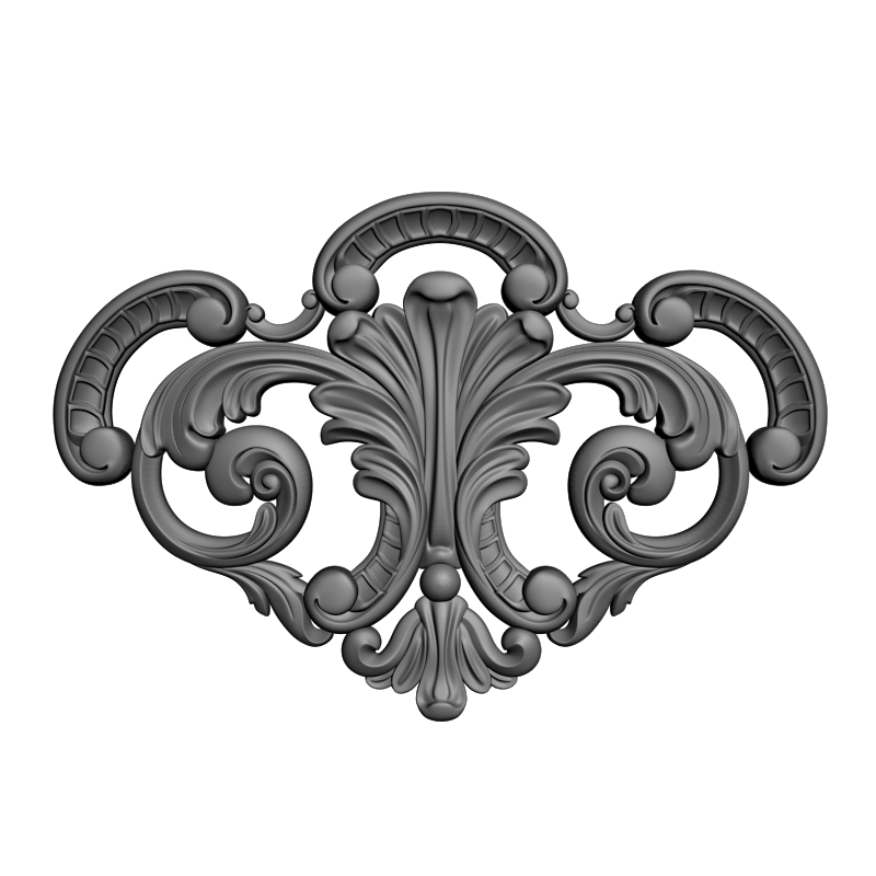 картинка Накладка декоративная рамная D10-399 3D-STL.COM