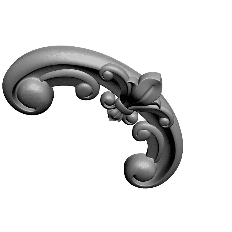 картинка Накладка резная D10-151 3D-STL.COM