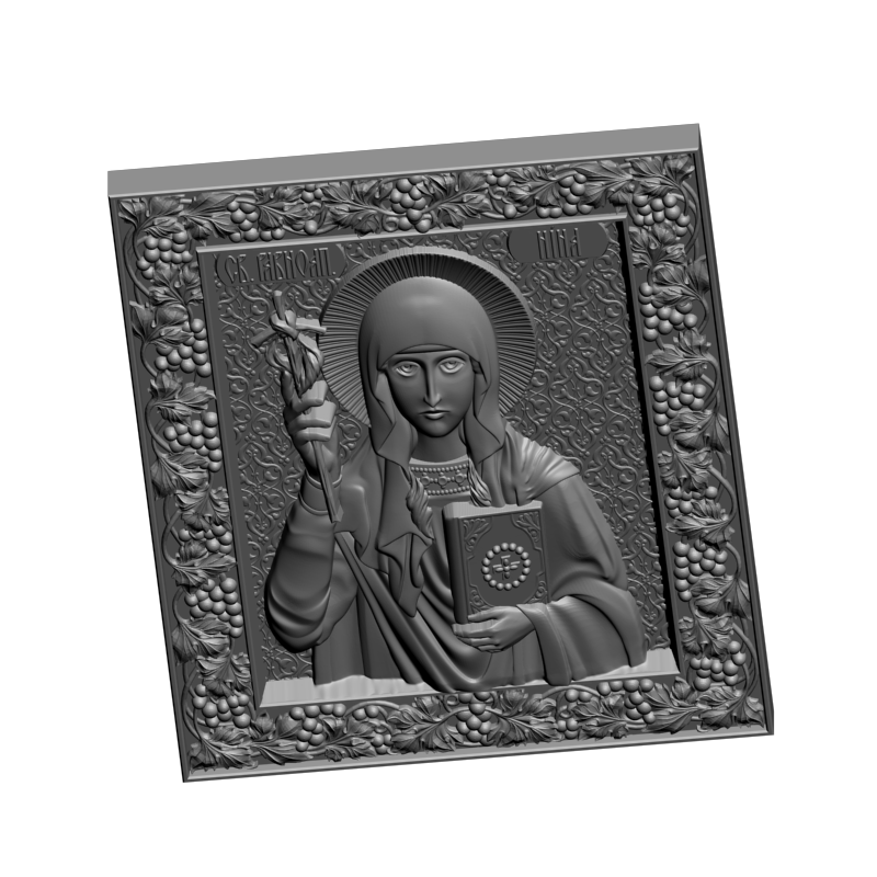 картинка Святая Равноапостольная Нина V3-462 3D-STL.COM