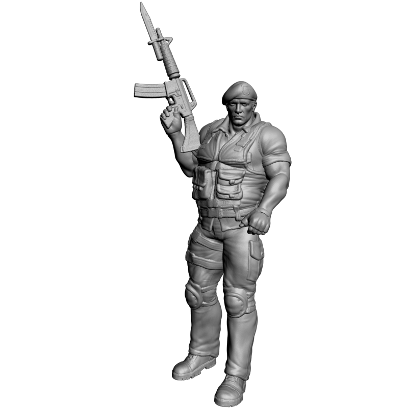 картинка Солдат L3-309 3D-STL.COM