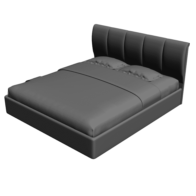 картинка Кровать Taiti 180x200 - Dream Land M4-126 3D-STL.COM