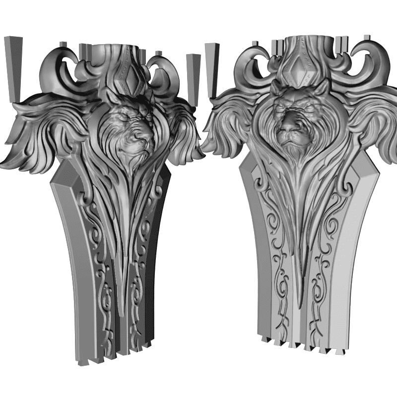 картинка Накладка D10-256 3D-STL.COM