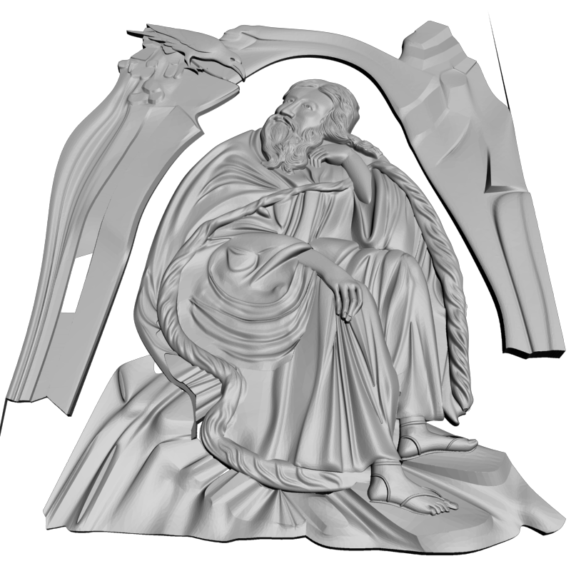 картинка Святой Илья V6-078 3D-STL.COM