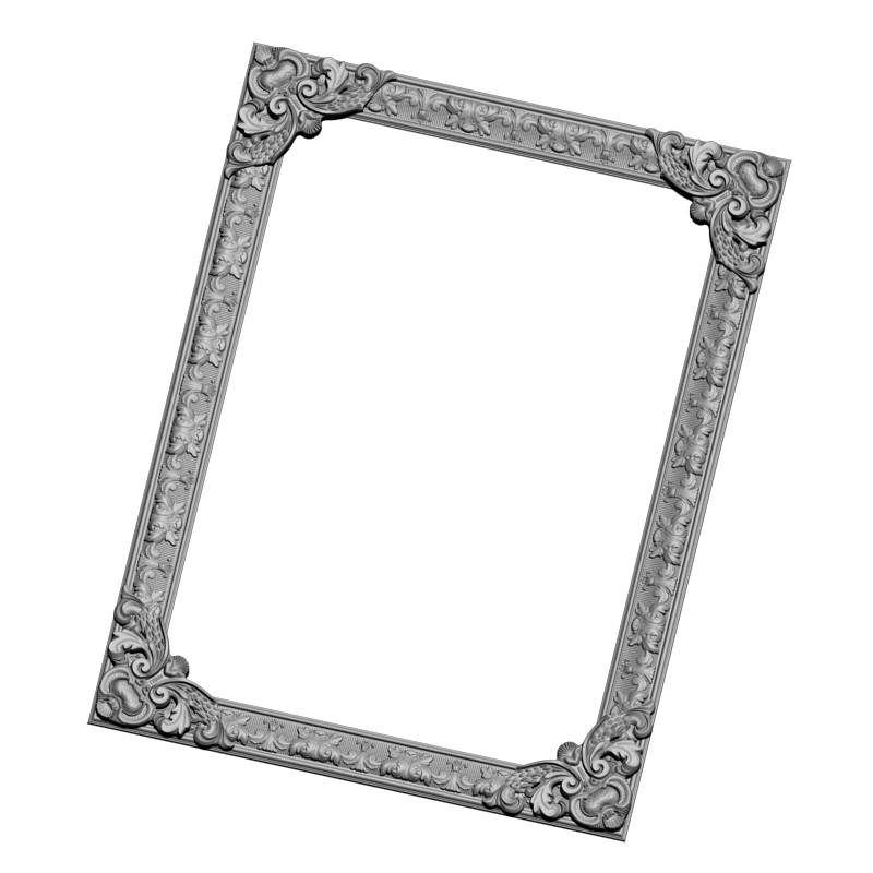 картинка Рама резная D14-535 3D-STL.COM