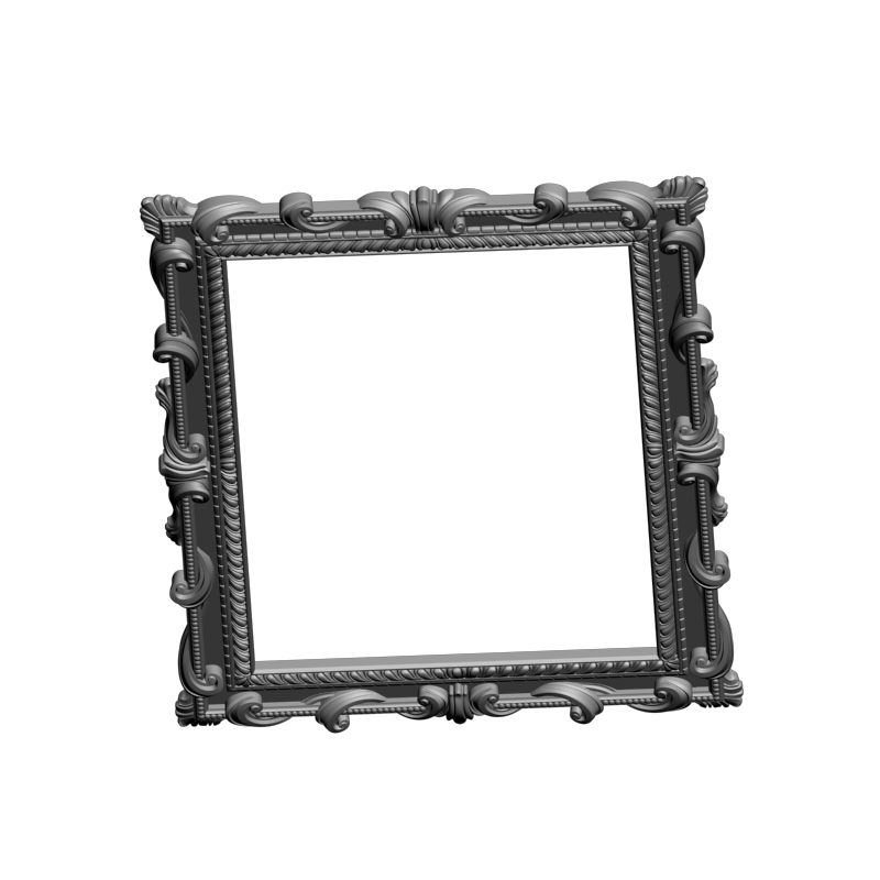 картинка Рамка резная D14-572 3D-STL.COM