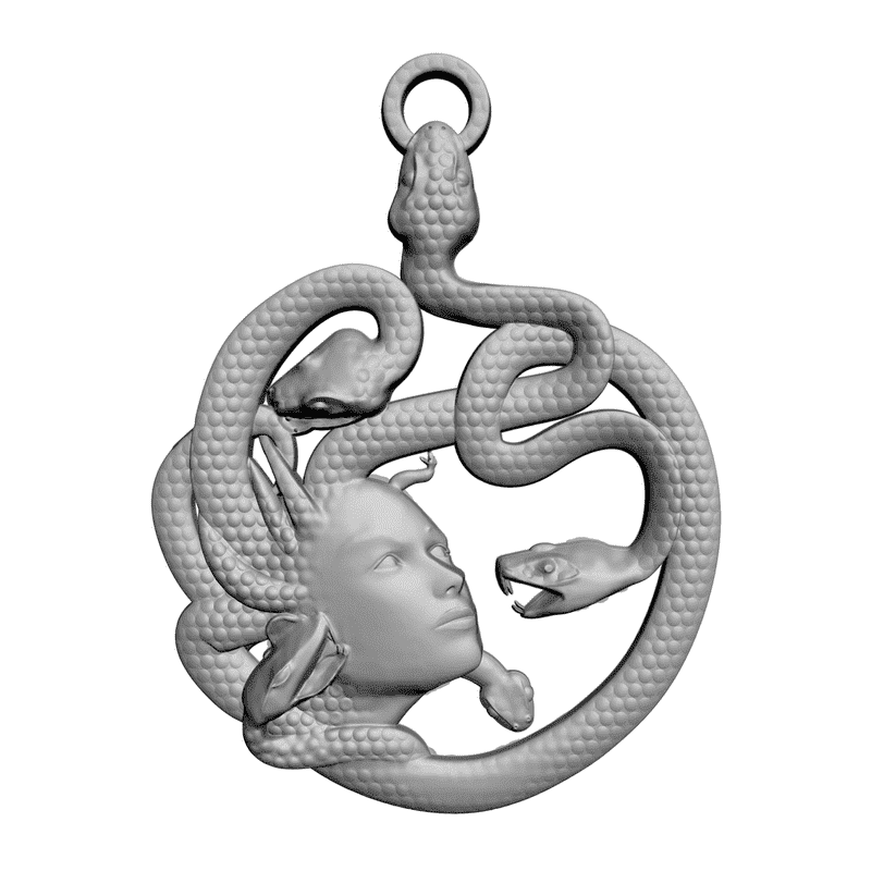 картинка Медуза Гаргона RY5-002 3D-STL.COM