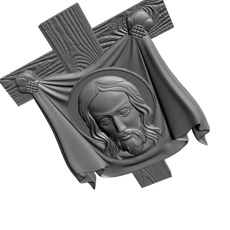 картинка Спас на кресте V3-179 3D-STL.COM