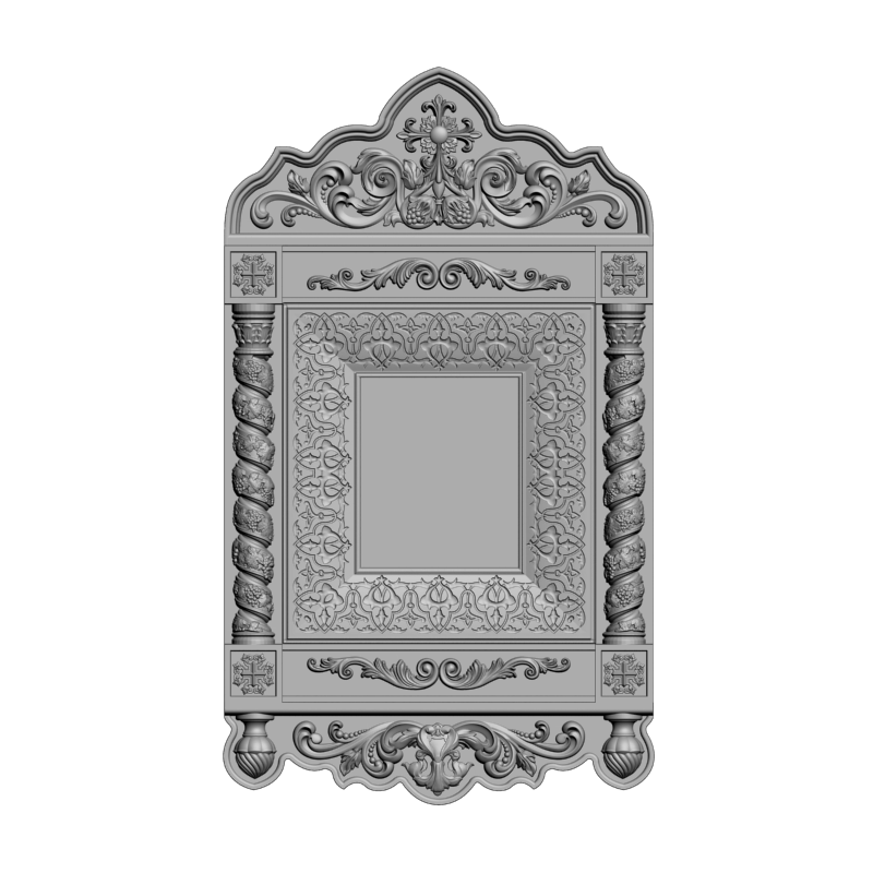 картинка Рама резная D14-505 3D-STL.COM