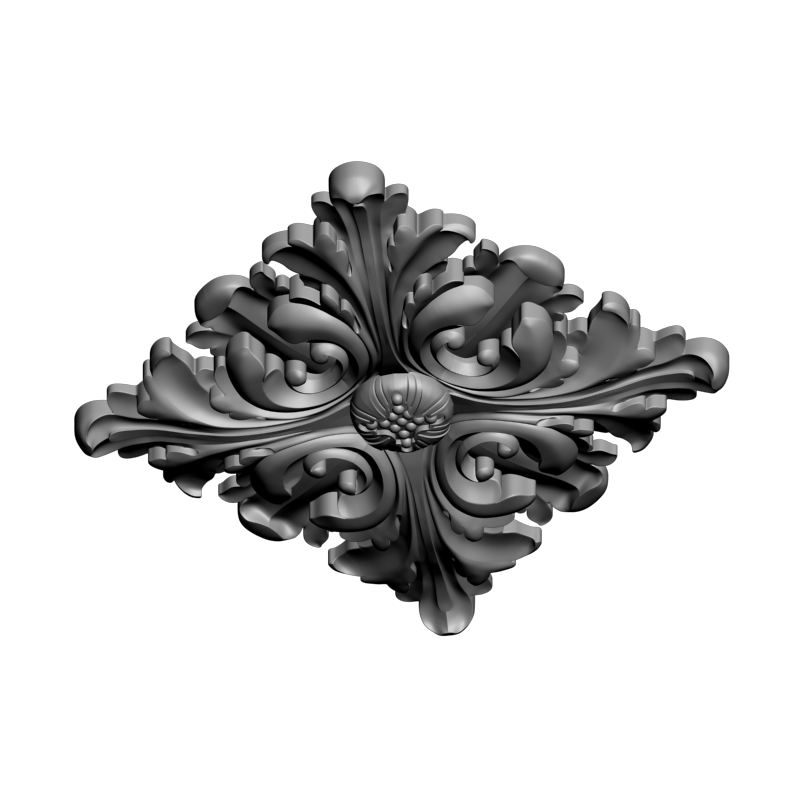 картинка Розетка резная D16-354 3D-STL.COM