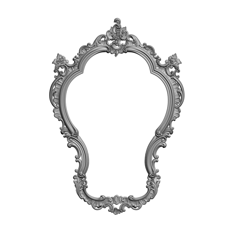 картинка Рамка резная D14-616 3D-STL.COM