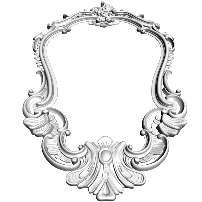 картинка Рама резная D14-387 3D-STL.COM