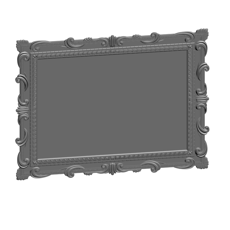 картинка Рама резная D14-494 3D-STL.COM