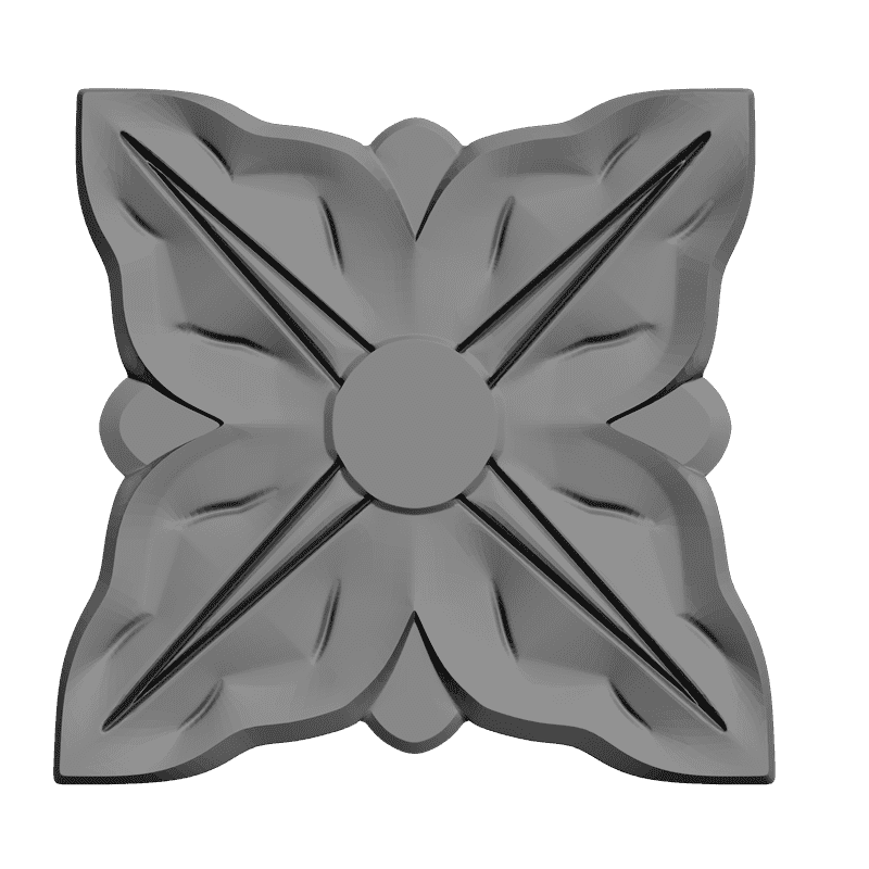 картинка Розетка декоративная D16-238 3D-STL.COM
