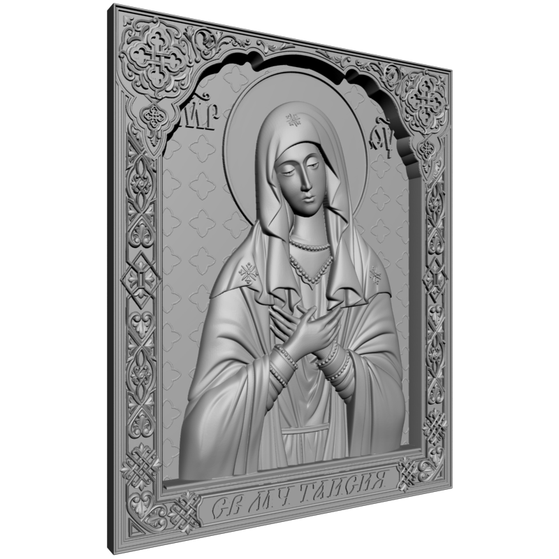 картинка Св мученица Таисия V3-350 3D-STL.COM